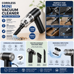 Cordless Mini Vacuum Cleaner - The Easy Living
